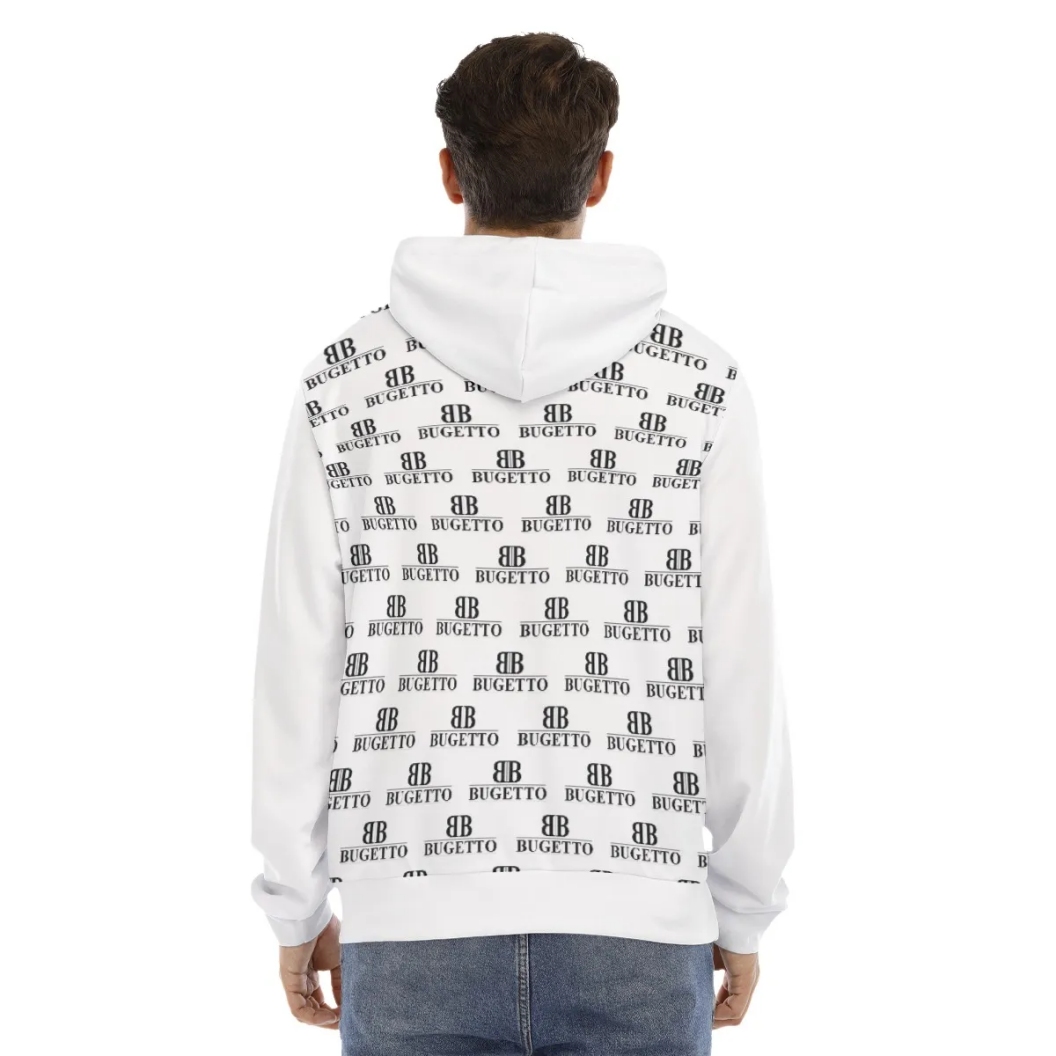 All-Over Print Men’s Hoodie With Placket Double Zipper 3