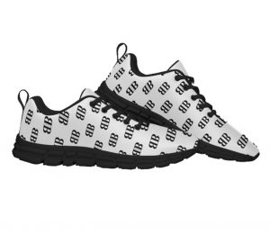 Men’s All Over Print Sports Shoes With Black Sole