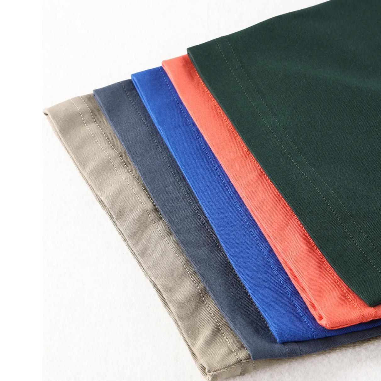 Streetwear Unisex Earth Tone Loose Fit FOG T-Shirt Colors