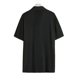 Men’s Black Rayon Short Sleeve Shirt