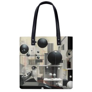 Multifunctional Abstract Deco Shoulder Bag