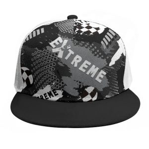 Streetwear Extreme Designed Baseball Cap With Flat Brim