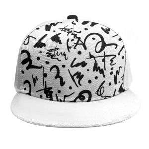 Streetwear Graphics Designed Baseball Cap With Flat Brim