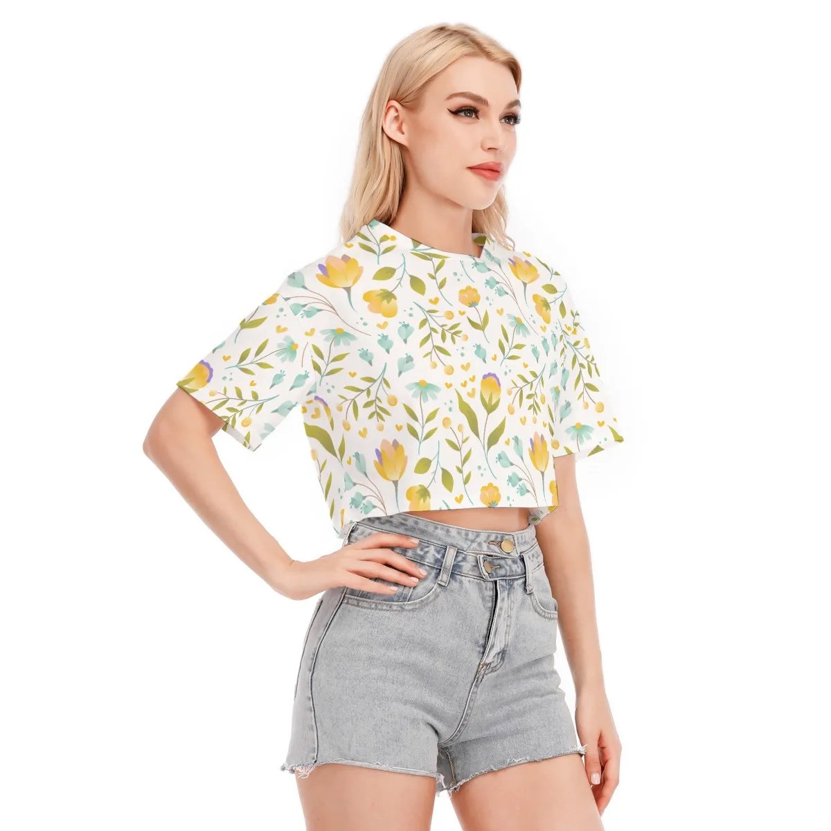 Women’s Cotton Cropped Top 2