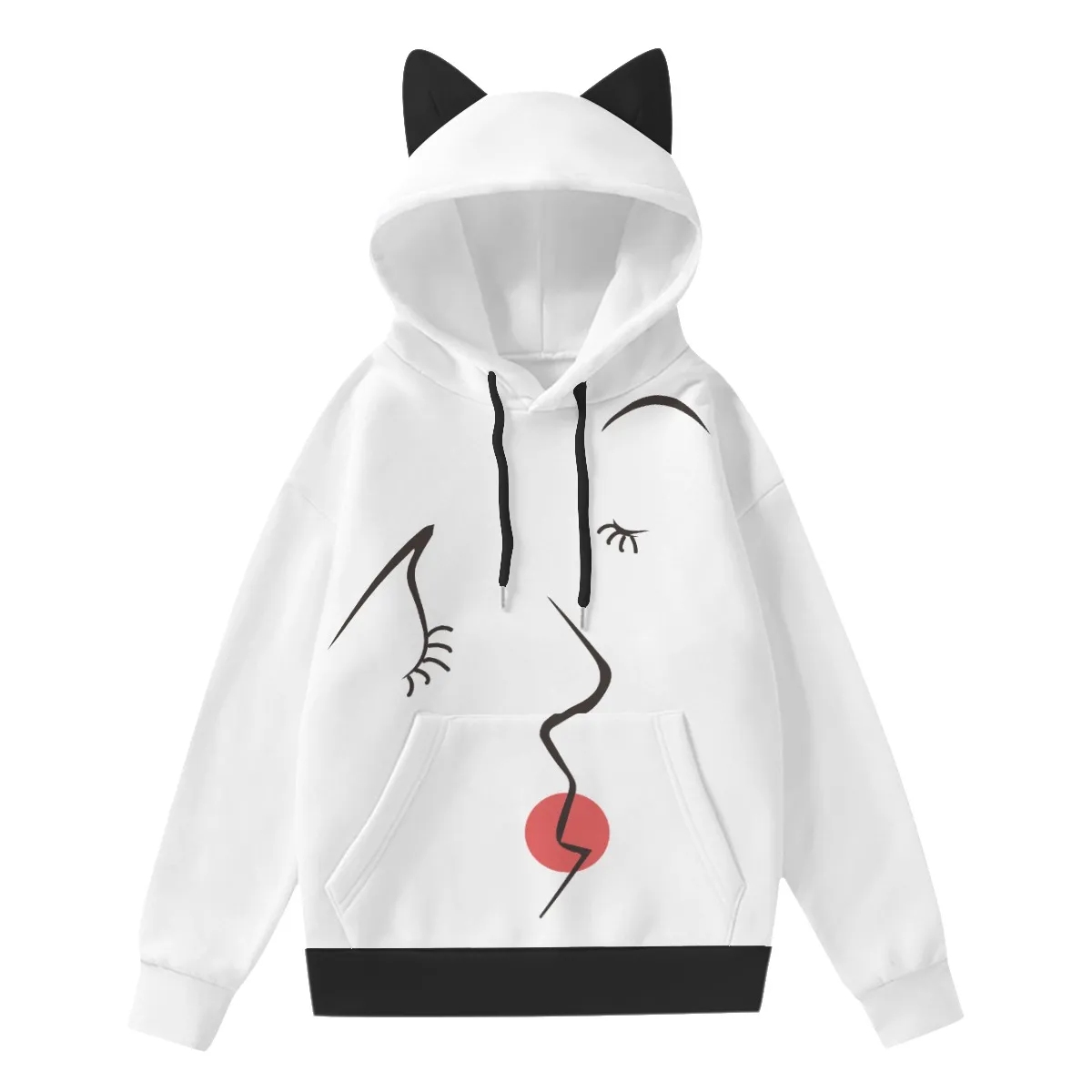 Women’s Hoodie With Decorative Ears