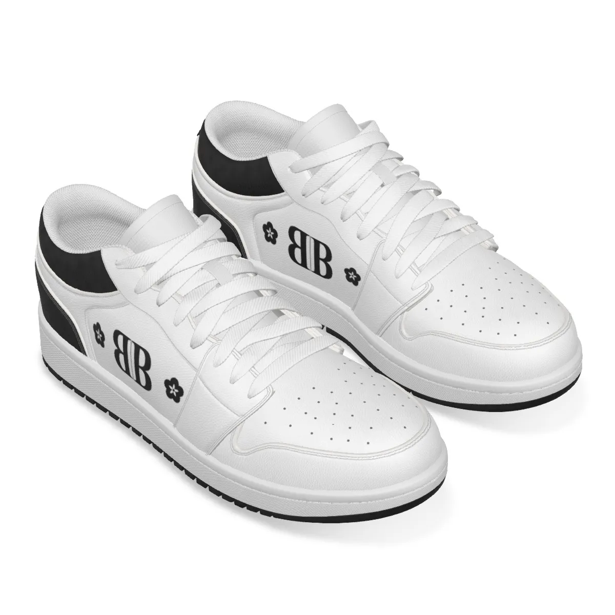 Womens Low State Leather Stitching Shoes