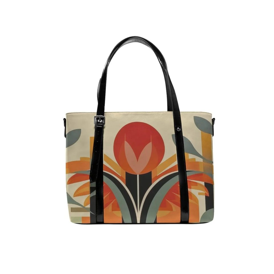 Women's Tote Bag With Adjustable Handle Abstract 3