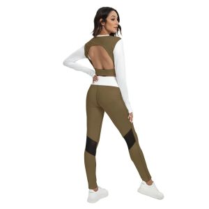 Women’s Sport Set With Top And Leggings