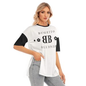 Womens Short Sleeve T-Shirt With Hem Split 2