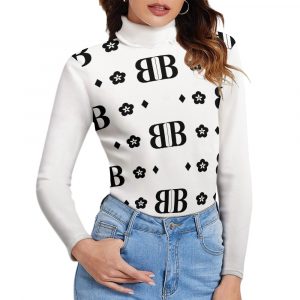 Womens Long Sleeve Lapel Sweater 2