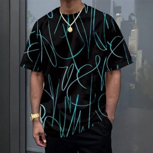 men's drop shoulder t-shirt