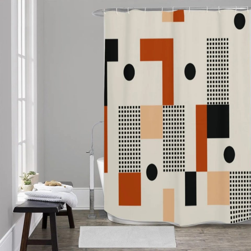 modern shower curtains