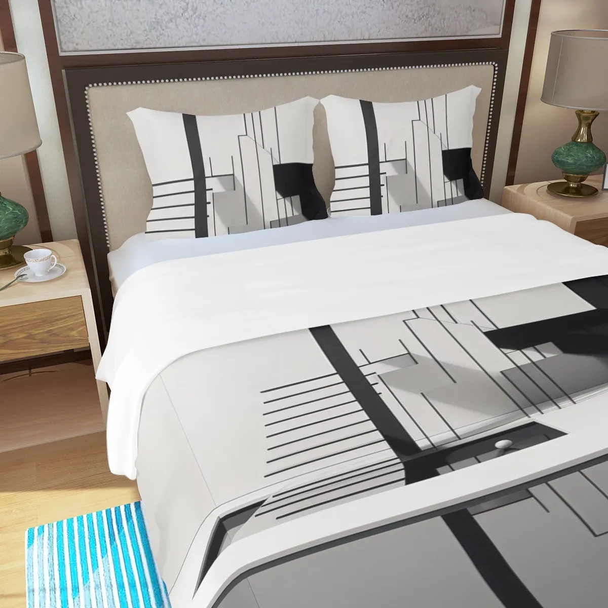 Three Piece Duvet Bedding Set 17